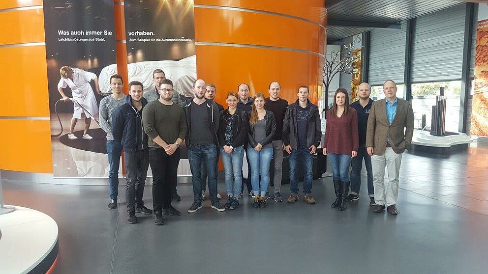 Gruppenfoto mit Herrn Dr. Schmale